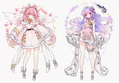 動漫少女華麗禮服設計素材鑒賞與靈感分享